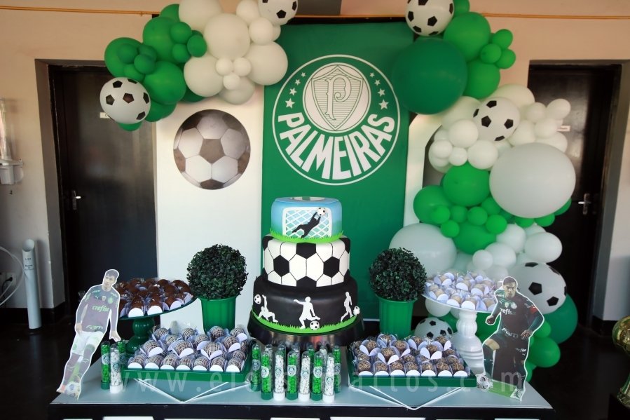 ANIVERSÁRIO DE 8 ANOS DE JOÃO LUCAS – TEMA PALMEIRAS - Eloisa Mattos