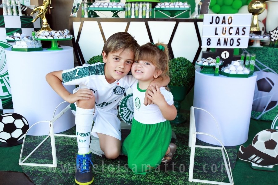ANIVERSÁRIO DE 8 ANOS DE JOÃO LUCAS – TEMA PALMEIRAS - Eloisa Mattos