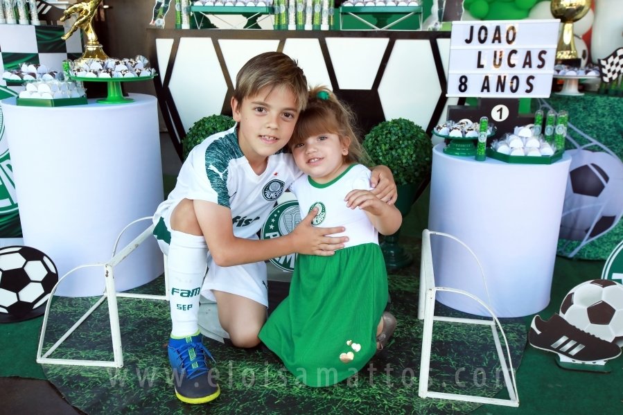 ANIVERSÁRIO DE 8 ANOS DE JOÃO LUCAS – TEMA PALMEIRAS - Eloisa Mattos