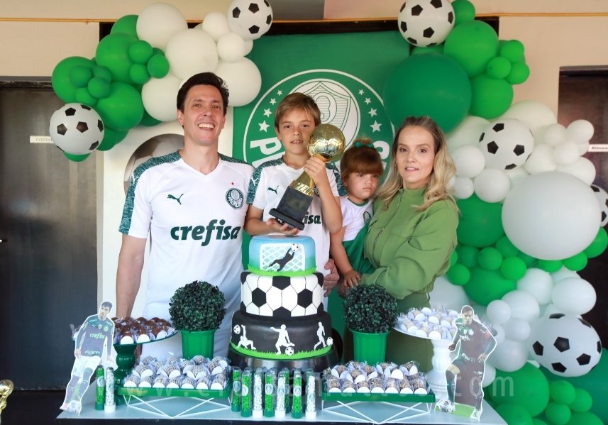 ANIVERSÁRIO DE 8 ANOS DE JOÃO LUCAS – TEMA PALMEIRAS - Eloisa Mattos