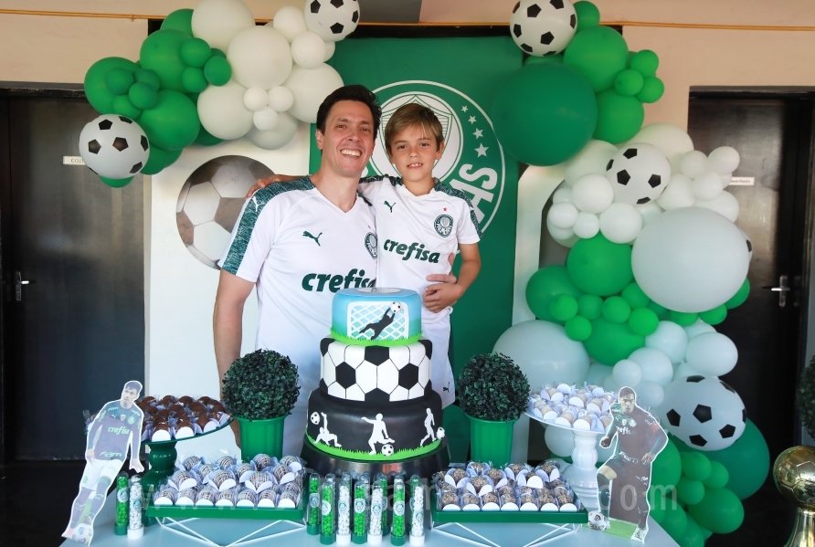 ANIVERSÁRIO DE 8 ANOS DE JOÃO LUCAS – TEMA PALMEIRAS - Eloisa Mattos