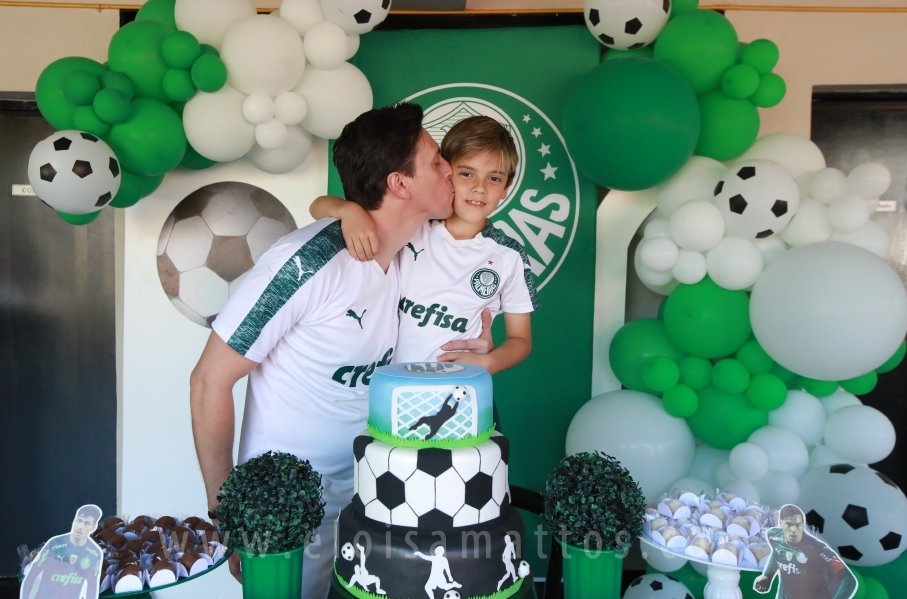 ANIVERSÁRIO DE 8 ANOS DE JOÃO LUCAS – TEMA PALMEIRAS - Eloisa Mattos