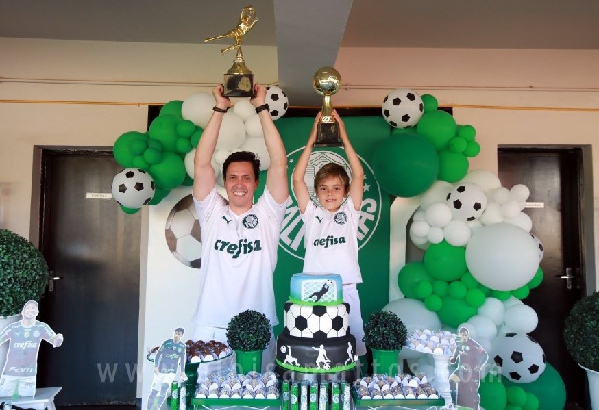 ANIVERSÁRIO DE 8 ANOS DE JOÃO LUCAS – TEMA PALMEIRAS - Eloisa Mattos
