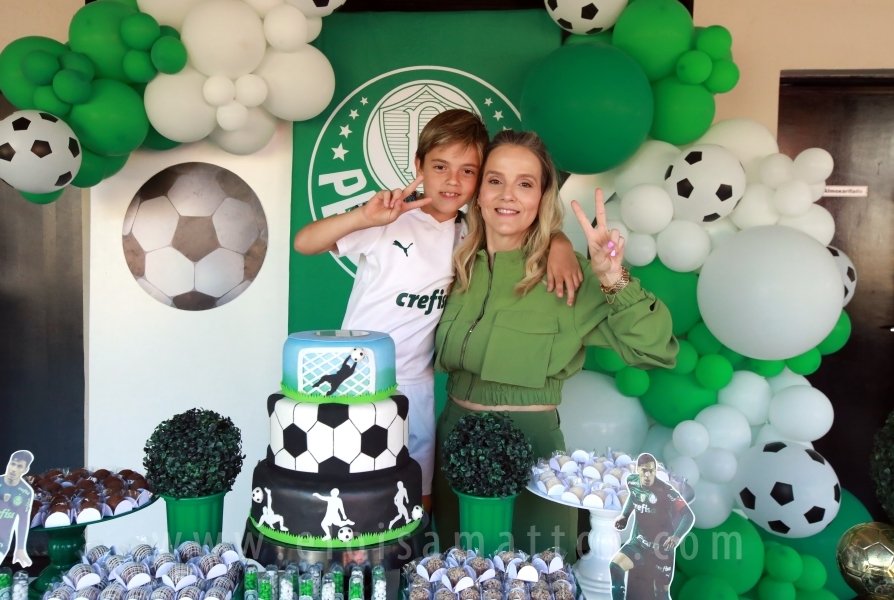 ANIVERSÁRIO DE 8 ANOS DE JOÃO LUCAS – TEMA PALMEIRAS - Eloisa Mattos