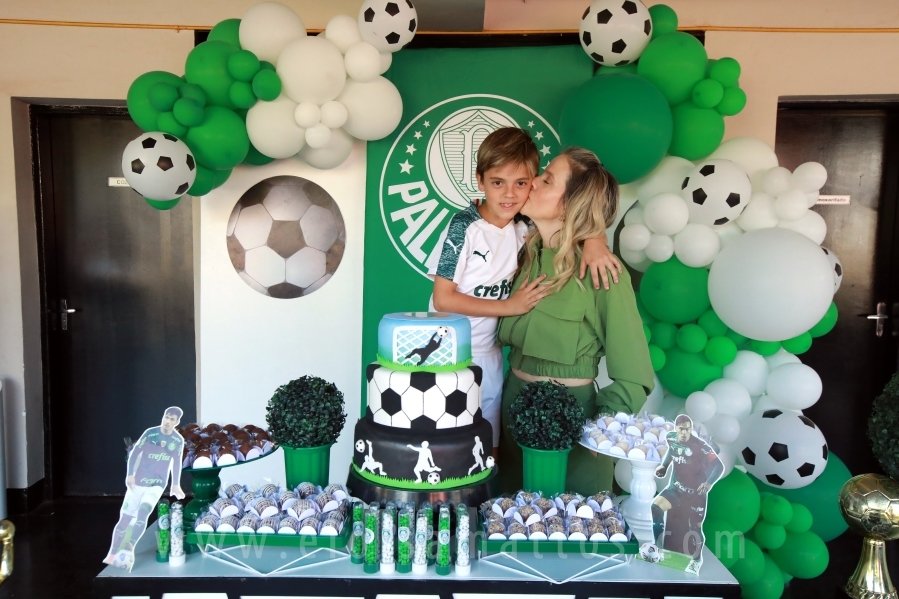 ANIVERSÁRIO DE 8 ANOS DE JOÃO LUCAS – TEMA PALMEIRAS - Eloisa Mattos