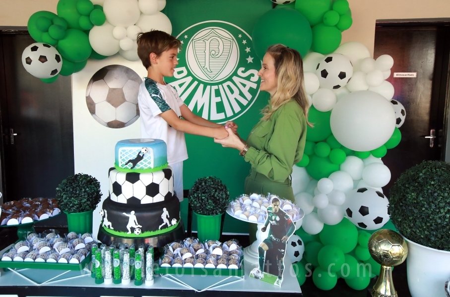 ANIVERSÁRIO DE 8 ANOS DE JOÃO LUCAS – TEMA PALMEIRAS - Eloisa Mattos