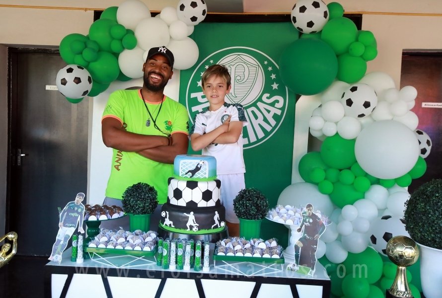 ANIVERSÁRIO DE 8 ANOS DE JOÃO LUCAS – TEMA PALMEIRAS - Eloisa Mattos