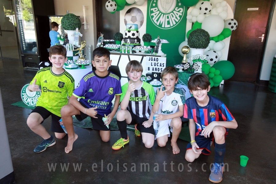 ANIVERSÁRIO DE 8 ANOS DE JOÃO LUCAS – TEMA PALMEIRAS - Eloisa Mattos
