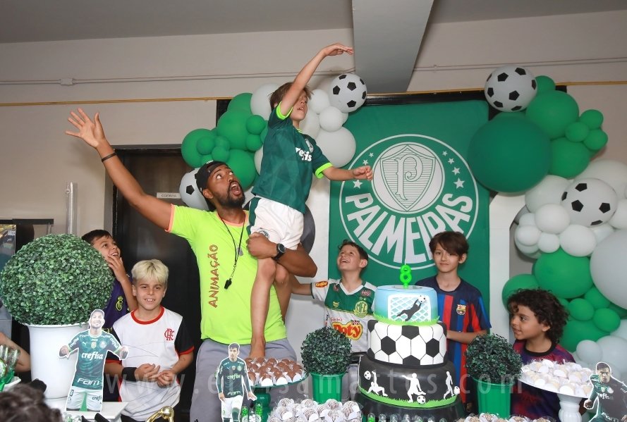 ANIVERSÁRIO DE 8 ANOS DE JOÃO LUCAS – TEMA PALMEIRAS - Eloisa Mattos