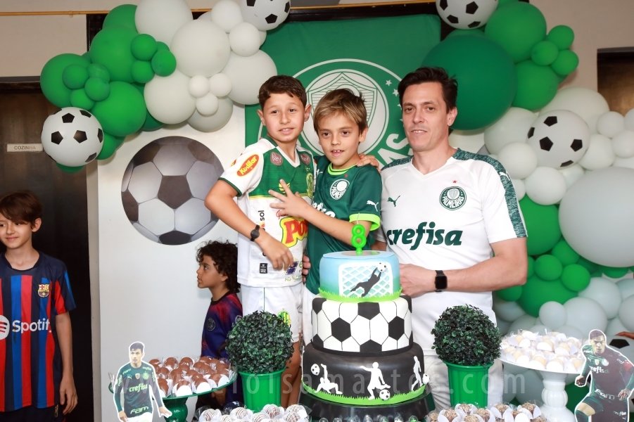 ANIVERSÁRIO DE 8 ANOS DE JOÃO LUCAS – TEMA PALMEIRAS - Eloisa Mattos