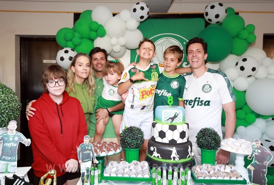 ANIVERSÁRIO DE 8 ANOS DE JOÃO LUCAS – TEMA PALMEIRAS - Eloisa Mattos
