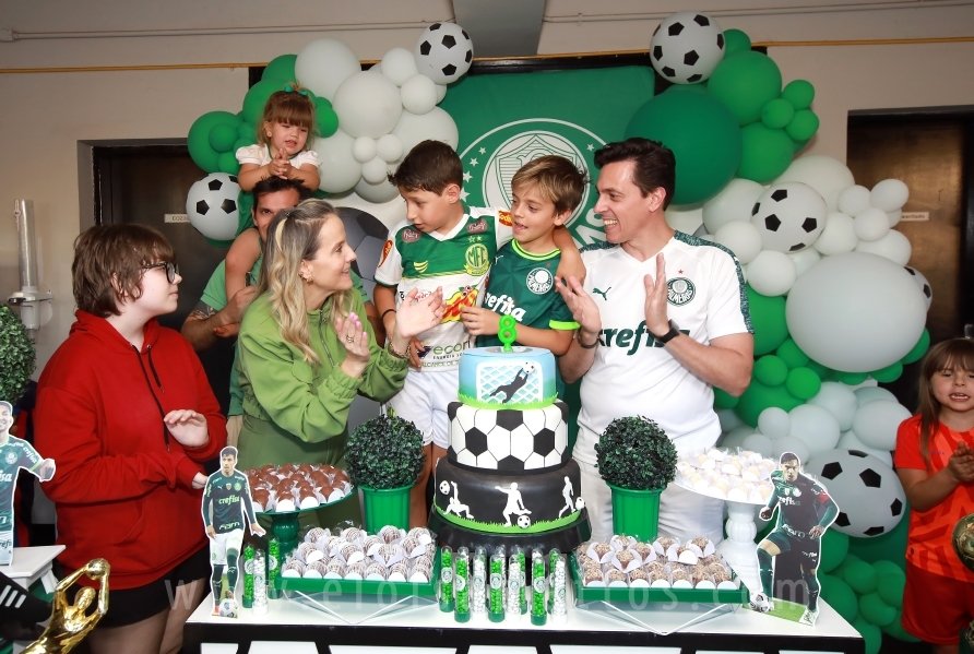 ANIVERSÁRIO DE 8 ANOS DE JOÃO LUCAS – TEMA PALMEIRAS - Eloisa Mattos