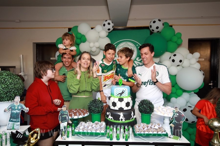 ANIVERSÁRIO DE 8 ANOS DE JOÃO LUCAS – TEMA PALMEIRAS - Eloisa Mattos