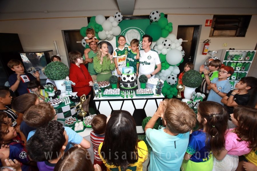 ANIVERSÁRIO DE 8 ANOS DE JOÃO LUCAS – TEMA PALMEIRAS - Eloisa Mattos