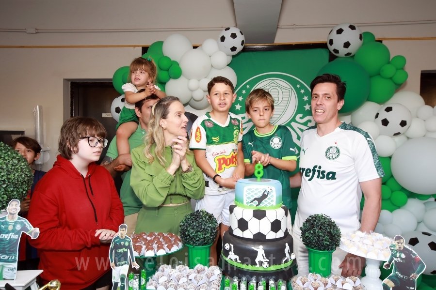 ANIVERSÁRIO DE 8 ANOS DE JOÃO LUCAS – TEMA PALMEIRAS - Eloisa Mattos