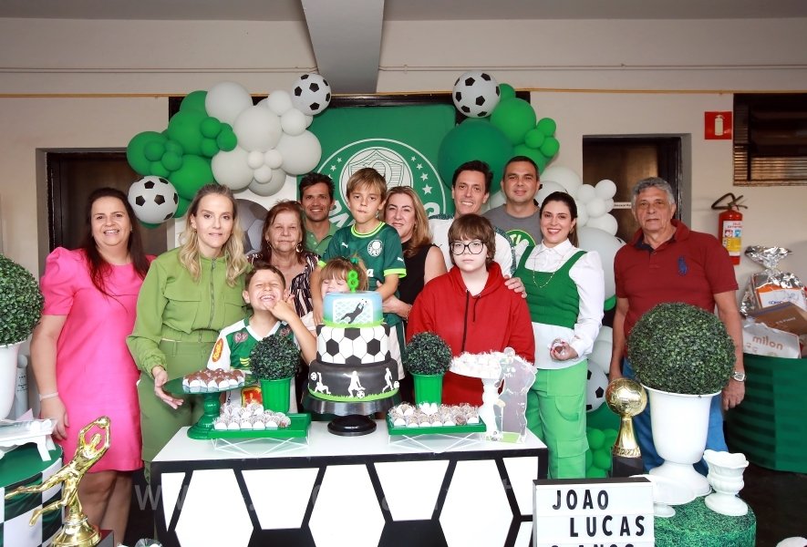 ANIVERSÁRIO DE 8 ANOS DE JOÃO LUCAS – TEMA PALMEIRAS - Eloisa Mattos