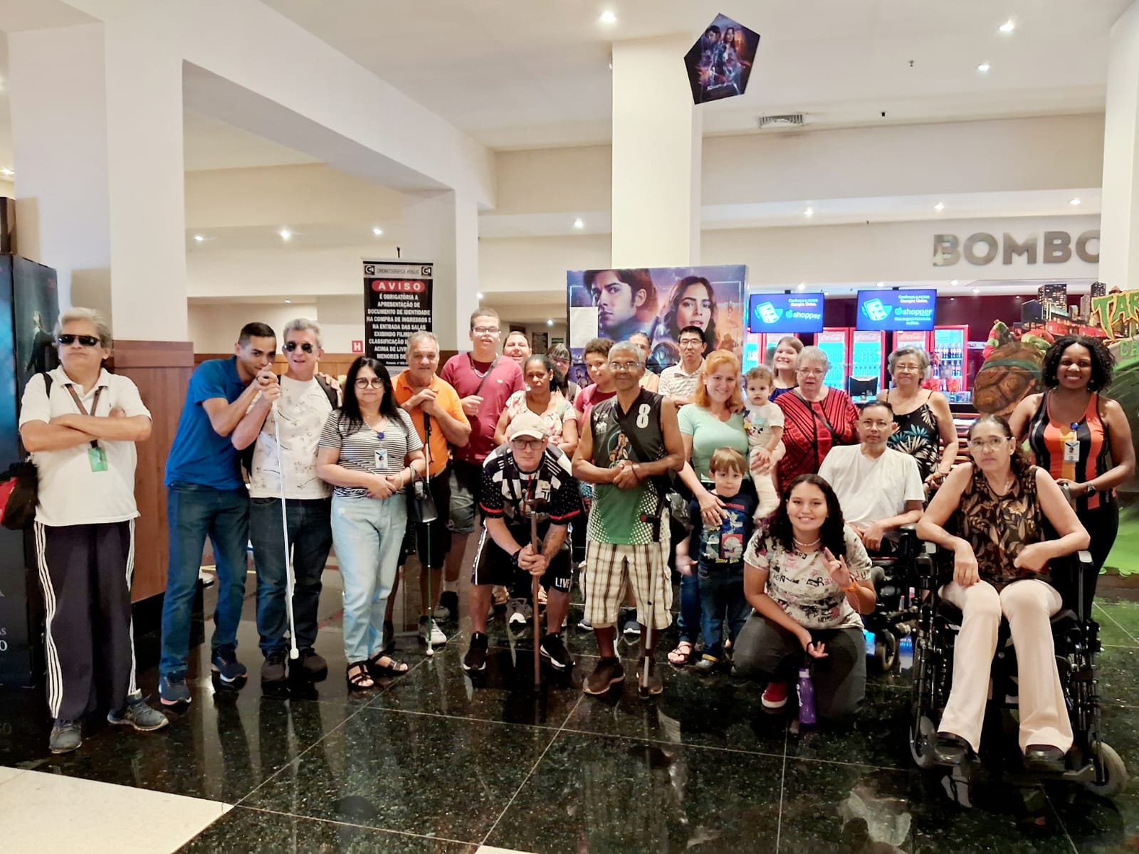 RIO PRETO SHOPPING PROMOVE SESSÃO DE CINEMA PARA PESSOAS COM DEFICIÊNCIA