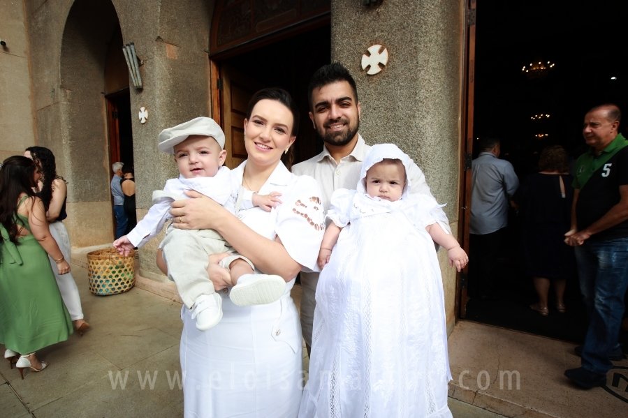 BATIZADO DOS GÊMEOS: JOSÉ MIGUEL E MARIA ALICE, COMEMORAÇÃO EM DOSE DUPLA. - Eloisa Mattos