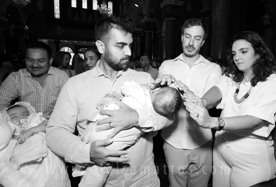 BATIZADO DOS GÊMEOS: JOSÉ MIGUEL E MARIA ALICE, COMEMORAÇÃO EM DOSE DUPLA. - Eloisa Mattos