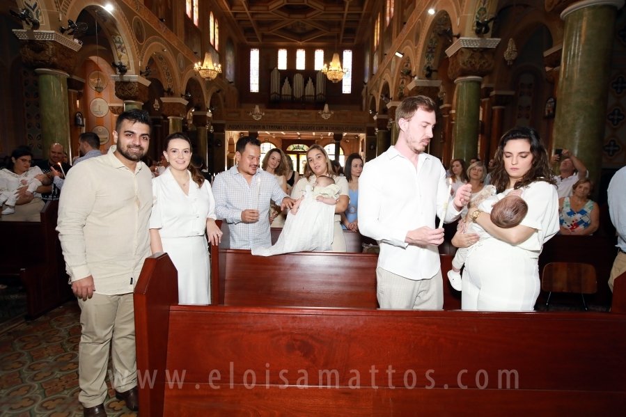 BATIZADO DOS GÊMEOS: JOSÉ MIGUEL E MARIA ALICE, COMEMORAÇÃO EM DOSE DUPLA. - Eloisa Mattos