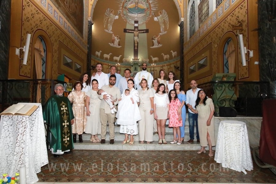 BATIZADO DOS GÊMEOS: JOSÉ MIGUEL E MARIA ALICE, COMEMORAÇÃO EM DOSE DUPLA. - Eloisa Mattos