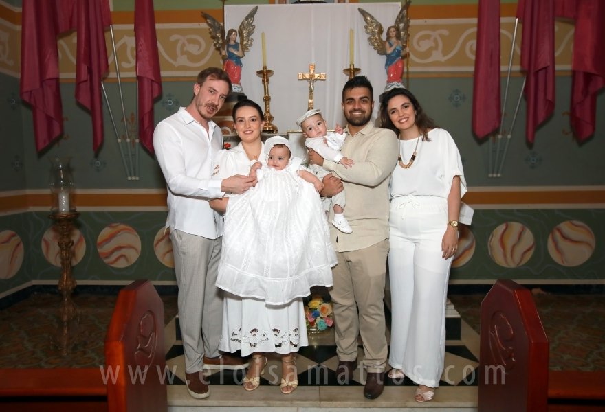 BATIZADO DOS GÊMEOS: JOSÉ MIGUEL E MARIA ALICE, COMEMORAÇÃO EM DOSE DUPLA. - Eloisa Mattos