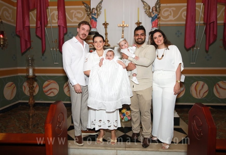 BATIZADO DOS GÊMEOS: JOSÉ MIGUEL E MARIA ALICE, COMEMORAÇÃO EM DOSE DUPLA. - Eloisa Mattos