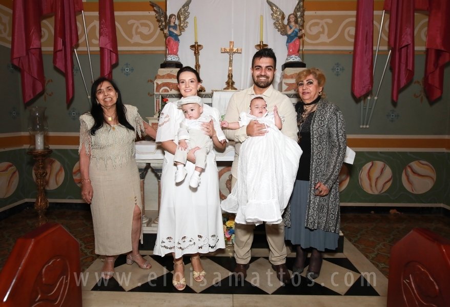 BATIZADO DOS GÊMEOS: JOSÉ MIGUEL E MARIA ALICE, COMEMORAÇÃO EM DOSE DUPLA. - Eloisa Mattos