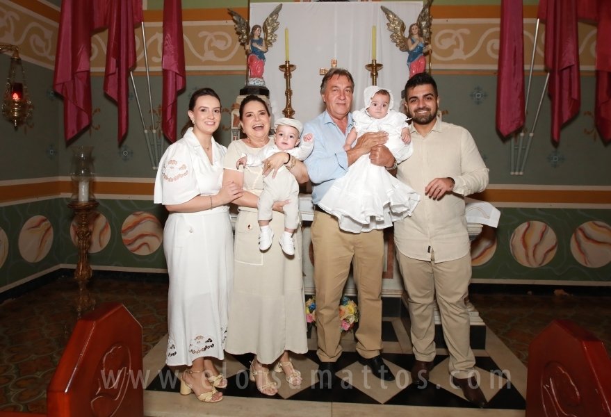 BATIZADO DOS GÊMEOS: JOSÉ MIGUEL E MARIA ALICE, COMEMORAÇÃO EM DOSE DUPLA. - Eloisa Mattos