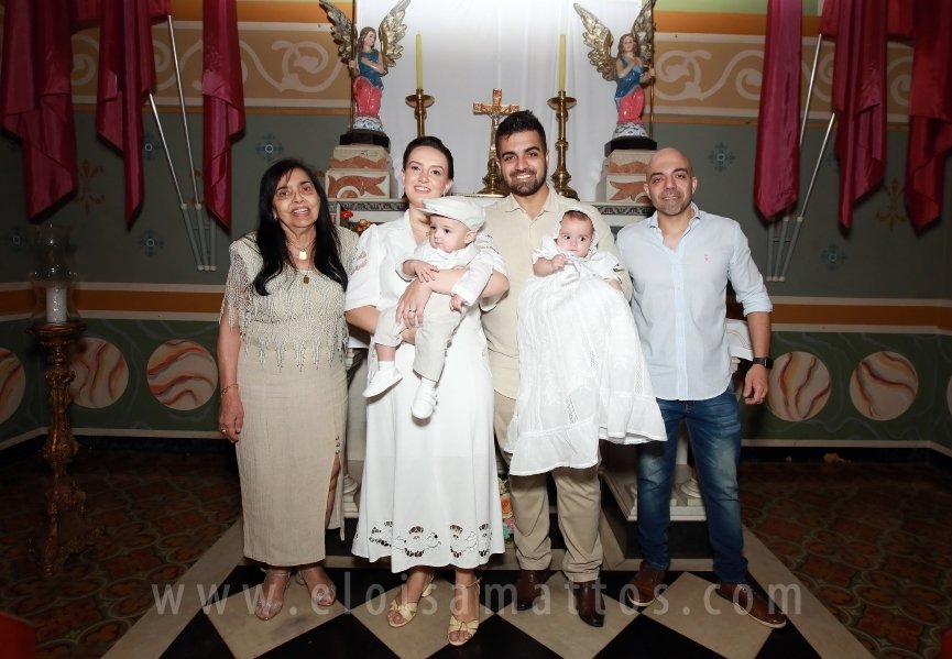 BATIZADO DOS GÊMEOS: JOSÉ MIGUEL E MARIA ALICE, COMEMORAÇÃO EM DOSE DUPLA. - Eloisa Mattos