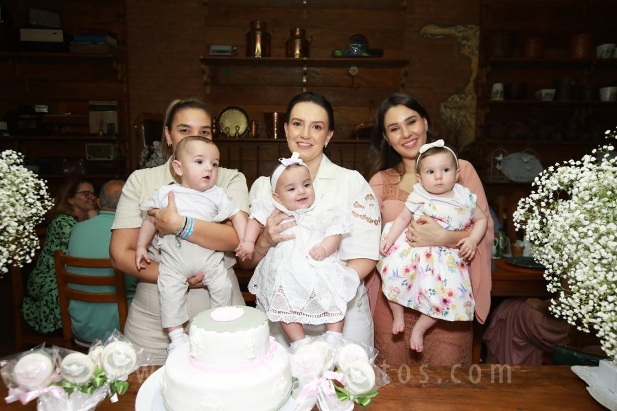 BATIZADO DOS GÊMEOS: JOSÉ MIGUEL E MARIA ALICE, COMEMORAÇÃO EM DOSE DUPLA. - Eloisa Mattos
