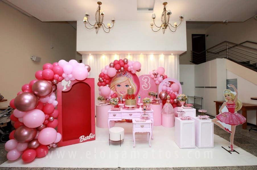 ANIVERSÁRIO DE 3 ANOS DA VERÔNICA – TEMA “BARBIE” - Eloisa Mattos