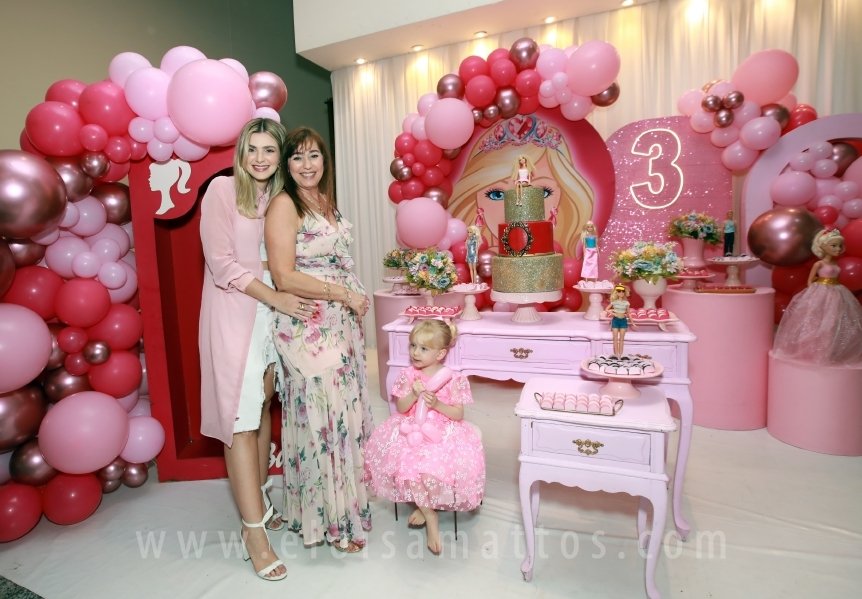 ANIVERSÁRIO DE 3 ANOS DA VERÔNICA – TEMA “BARBIE” - Eloisa Mattos