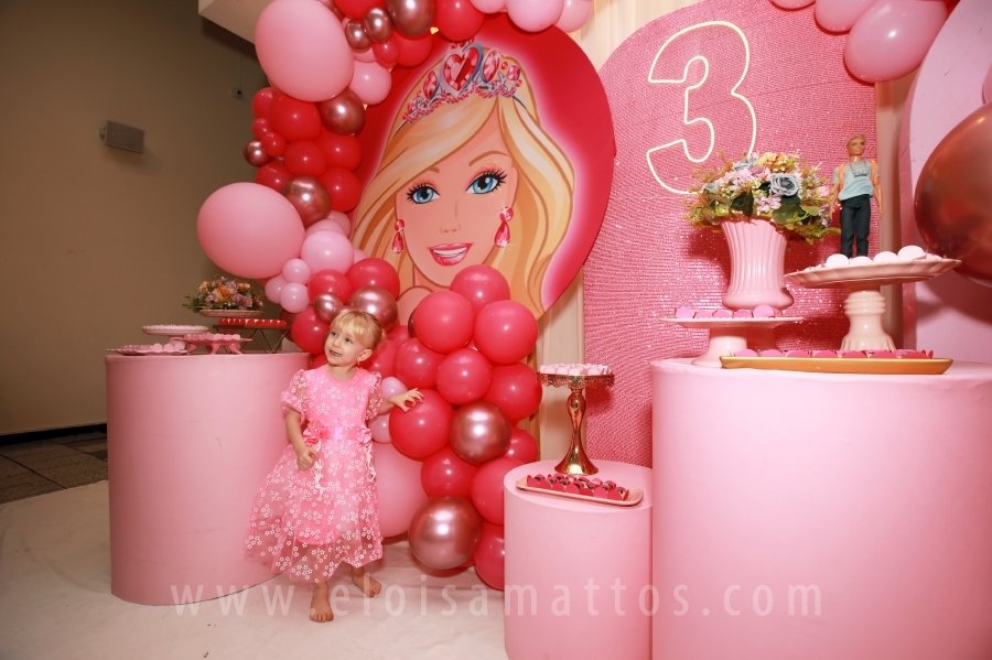 ANIVERSÁRIO DE 3 ANOS DA VERÔNICA – TEMA “BARBIE” - Eloisa Mattos