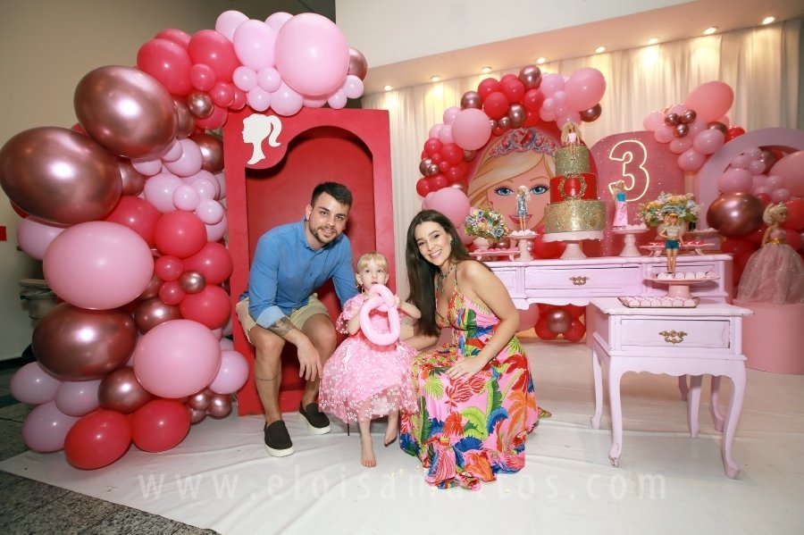 ANIVERSÁRIO DE 3 ANOS DA VERÔNICA – TEMA “BARBIE” - Eloisa Mattos