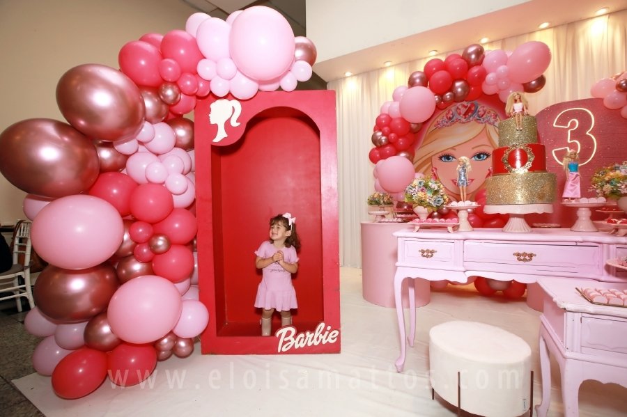 ANIVERSÁRIO DE 3 ANOS DA VERÔNICA – TEMA “BARBIE” - Eloisa Mattos