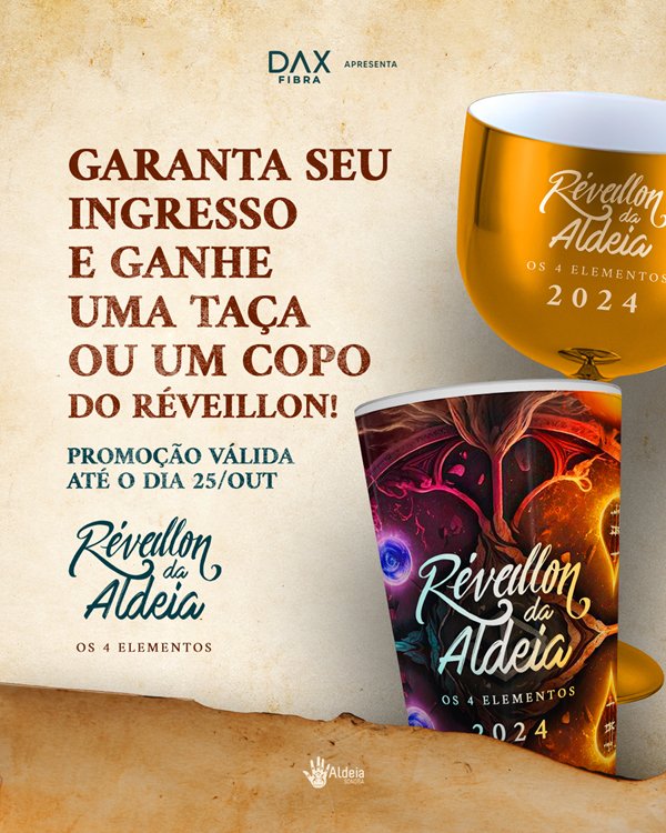 PROMOÇÃO REVEILLON – ALDEIA SONORA 2024