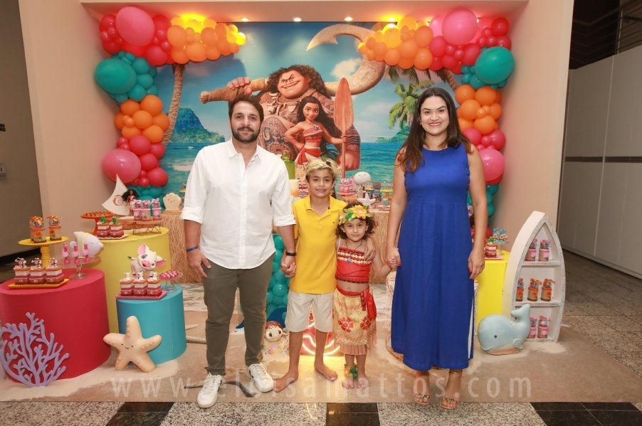 ANIVERSÁRIO DE 5 ANOS DE HELENA RODRIGUES TINTI – “MOANA, UM MAR DE AVENTURAS” - Eloisa Mattos