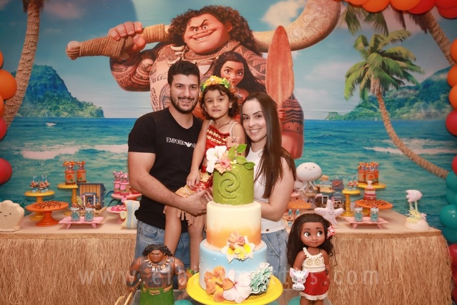 ANIVERSÁRIO DE 5 ANOS DE HELENA RODRIGUES TINTI – “MOANA, UM MAR DE AVENTURAS” - Eloisa Mattos