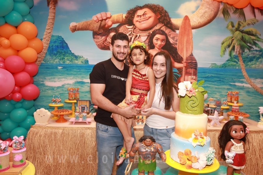 ANIVERSÁRIO DE 5 ANOS DE HELENA RODRIGUES TINTI – “MOANA, UM MAR DE AVENTURAS” - Eloisa Mattos