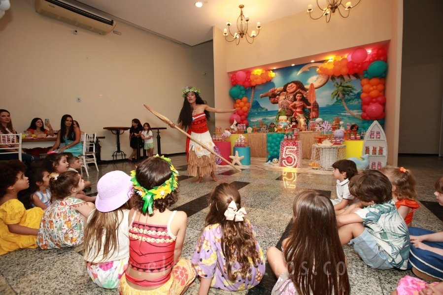 ANIVERSÁRIO DE 5 ANOS DE HELENA RODRIGUES TINTI – “MOANA, UM MAR DE AVENTURAS” - Eloisa Mattos