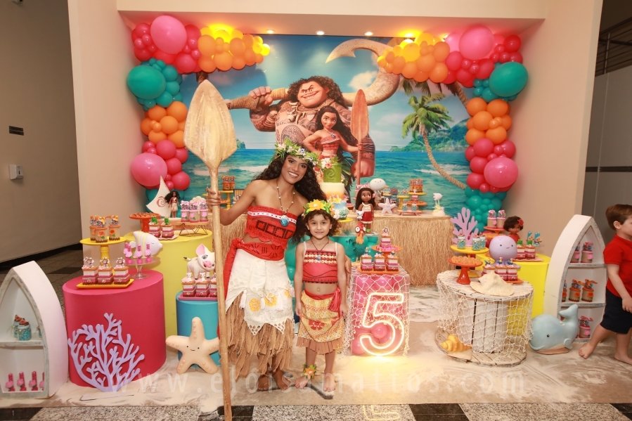 ANIVERSÁRIO DE 5 ANOS DE HELENA RODRIGUES TINTI – “MOANA, UM MAR DE AVENTURAS” - Eloisa Mattos