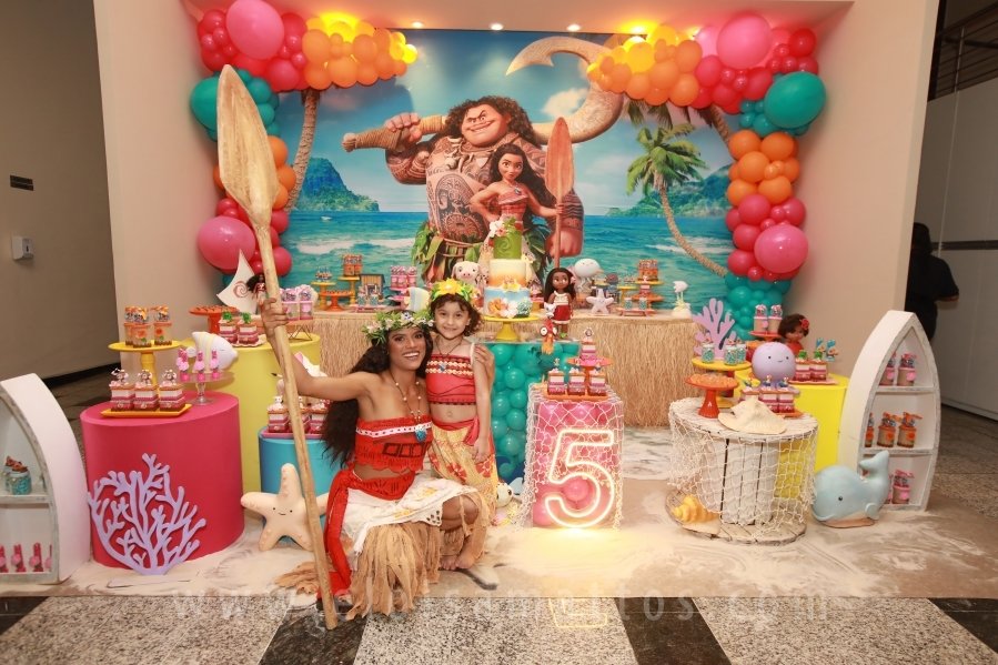 ANIVERSÁRIO DE 5 ANOS DE HELENA RODRIGUES TINTI – “MOANA, UM MAR DE AVENTURAS” - Eloisa Mattos