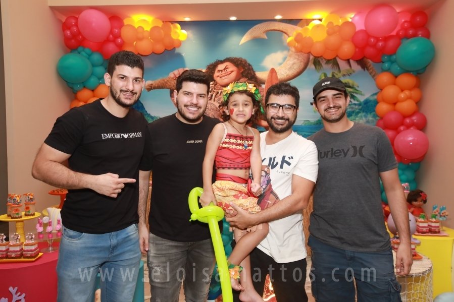 ANIVERSÁRIO DE 5 ANOS DE HELENA RODRIGUES TINTI – “MOANA, UM MAR DE AVENTURAS” - Eloisa Mattos