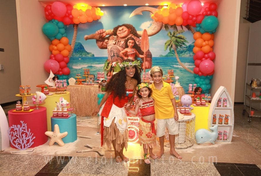 ANIVERSÁRIO DE 5 ANOS DE HELENA RODRIGUES TINTI – “MOANA, UM MAR DE AVENTURAS” - Eloisa Mattos