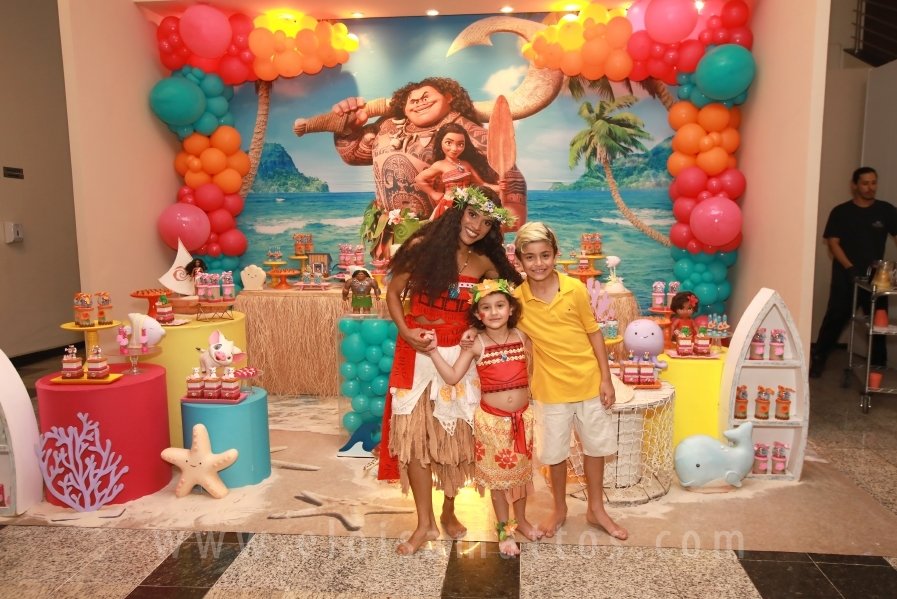 ANIVERSÁRIO DE 5 ANOS DE HELENA RODRIGUES TINTI – “MOANA, UM MAR DE AVENTURAS” - Eloisa Mattos
