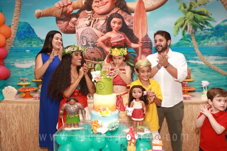 ANIVERSÁRIO DE 5 ANOS DE HELENA RODRIGUES TINTI – “MOANA, UM MAR DE AVENTURAS” - Eloisa Mattos