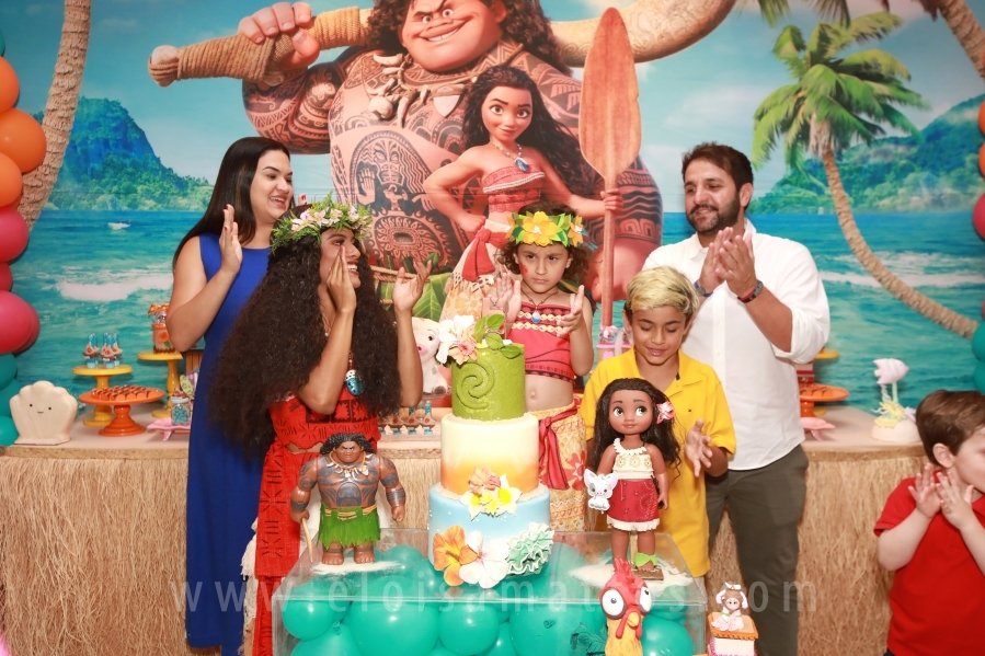 ANIVERSÁRIO DE 5 ANOS DE HELENA RODRIGUES TINTI – “MOANA, UM MAR DE AVENTURAS” - Eloisa Mattos