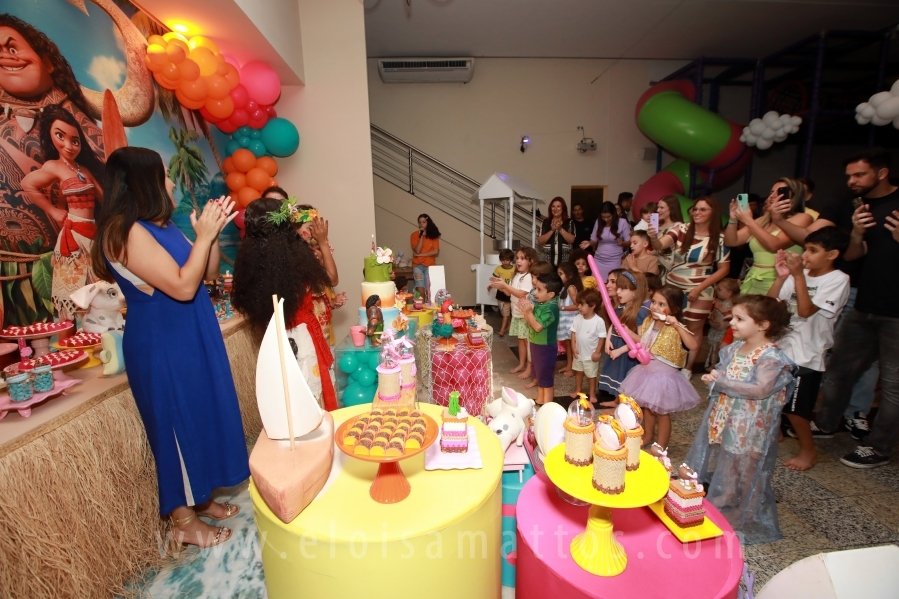 ANIVERSÁRIO DE 5 ANOS DE HELENA RODRIGUES TINTI – “MOANA, UM MAR DE AVENTURAS” - Eloisa Mattos