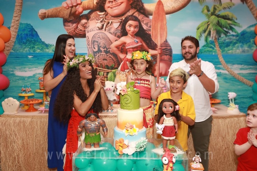 ANIVERSÁRIO DE 5 ANOS DE HELENA RODRIGUES TINTI – “MOANA, UM MAR DE AVENTURAS” - Eloisa Mattos